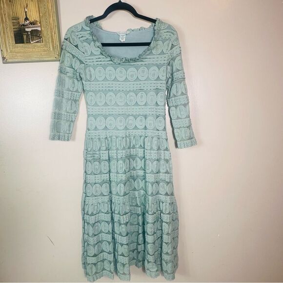Sundance Mint Green Long Sleeve Dress - Picture 1 of 7